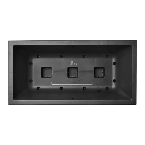 Vivo Next Long 80x40/40 donica prostokątna czarna na kółkach