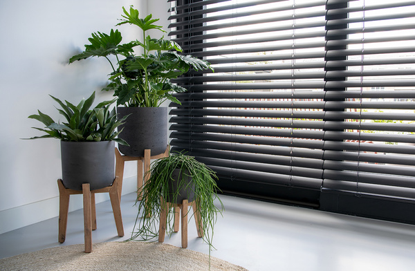 Feet High S 32/32 wysoki drewniany stojak na doniczkę