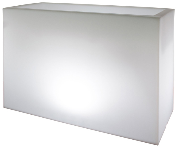 KUBE CASETTA HIGH 80x30/70 donica podświetlana prostokątna wysoka na zewnątrz