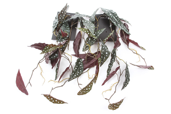 Sztuczna Begonia maculata wisząca pnącze 115 cm