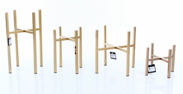 ASCOT 13,5/14 cm złoty stojak na kwiaty i doniczki