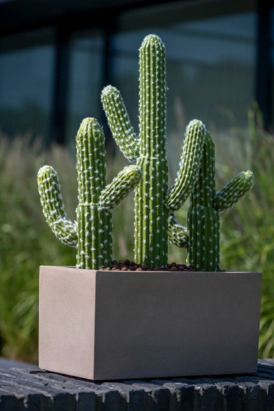 Balcony S 50x20/20 donica kamienna prostokątna taupe