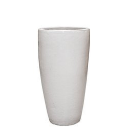 WHITE Partner 36/70 donica wysoka betonowa biała