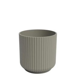 Luna 15/14 osłonka w prążki walec taupe ceramiczna