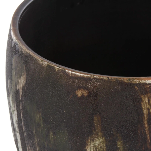 Roel 19/16 zielonkawosrebrna osłonka kulista ceramiczna