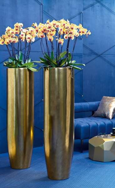 PANDORA 35/90 ekskluzywna donica złota