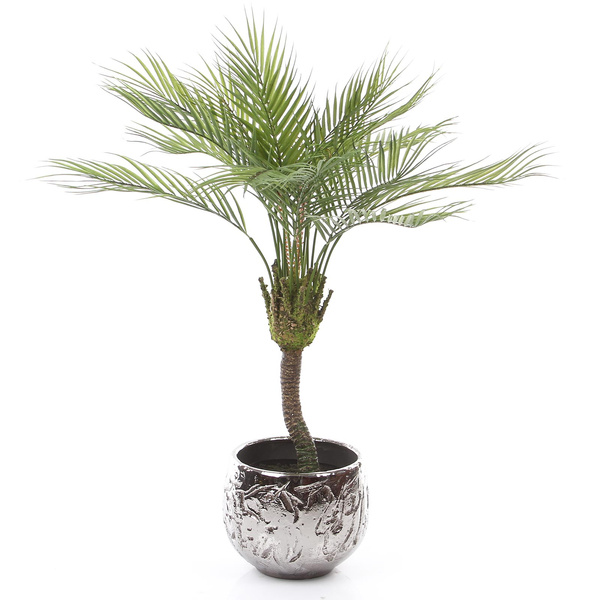 Sztuczna palma Chamedora na pniu 85 cm jak żywa