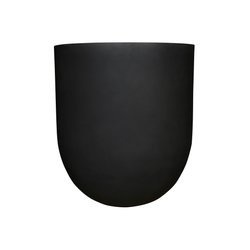 Jumbo Lex M 90/99 bardzo duża donica okrągła czarna volcano black REFINED