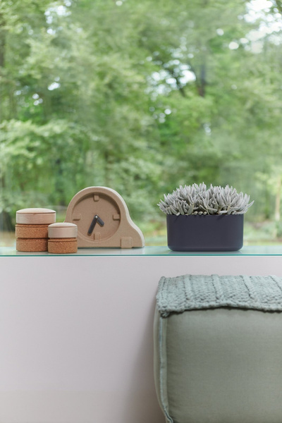 B. For Soft Duo 27x14/12,6 grafitowa doniczka prostokątna