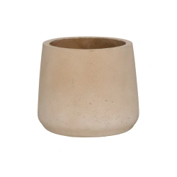 Patt XXL 34/28,5 okrągła donica z kamienia clay washed glina