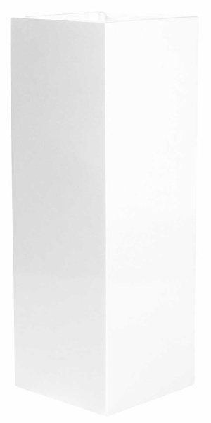 Ying 40x40/150 bardzo wysoka donica kwadratowa biała