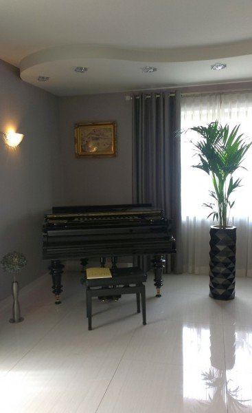 MARQUIS 25/53 designerska donica cylindryczna czarna