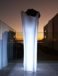 ALMA VONDOM 50x47/140 designerska wysoka donica podświetlana