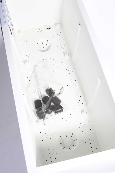 Kebe Casetta 100x40/40 donica na kółkach prostokątna biała