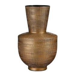Porto Vase 29/45 wazon ceramiczny brązowy metallic