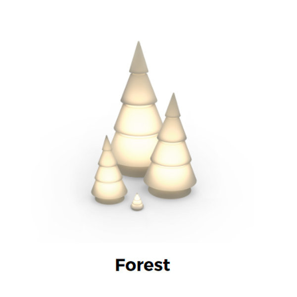 Choinka podświetlana FOREST NANO 18x15x25 LED biały