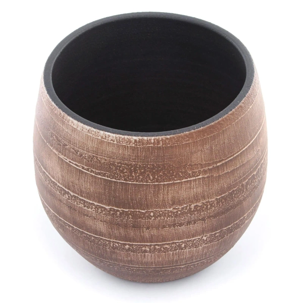 Alentejo 27/24 osłonka ceramiczna brązowo-kremowa