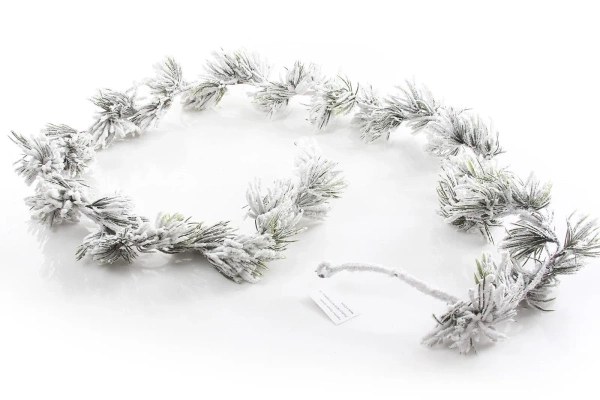 Sztuczna Sosna girlanda ośnieżona pnącze 180 cm