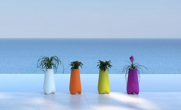 VLEK 14/28 VONDOM doniczka designerska wysoka szara