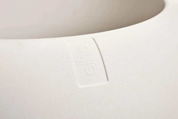 Amber Roll Low 43/40 designerska donica biała