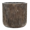 UNIVERSE WATERFALL CYLINDER 23/22 ekskluzywna donica cylindryczna brązowa