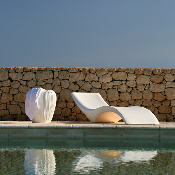 SKIN S 60 donica prążkowana designerska czerwona