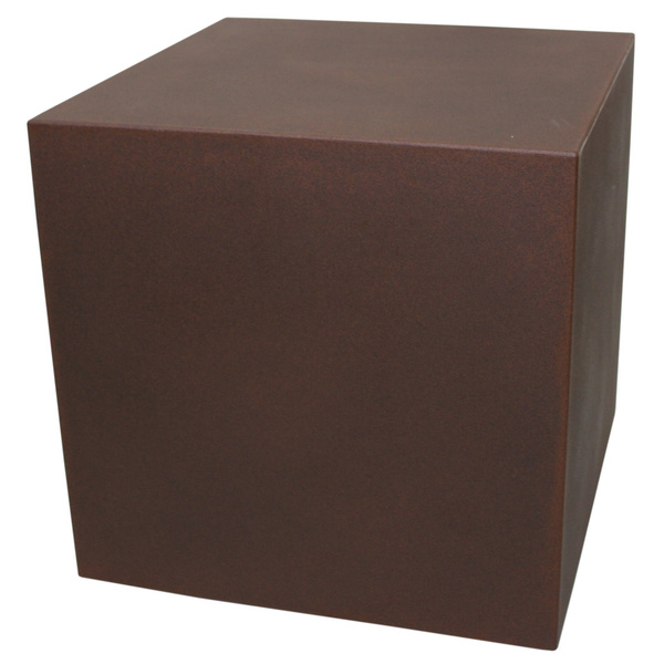 Stolik KUBE 40x40/40 brązowy / rust