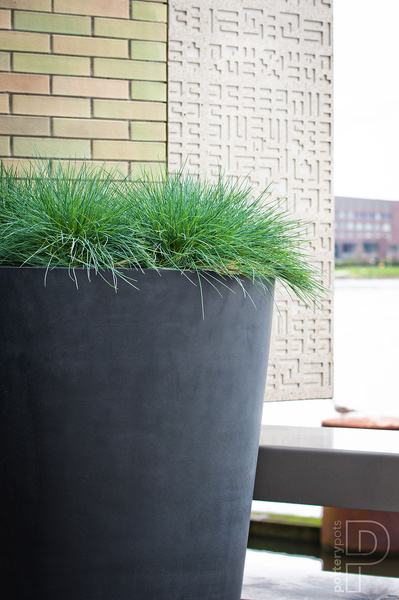 Belle M 47/70 donica wysoka czarna kaminna