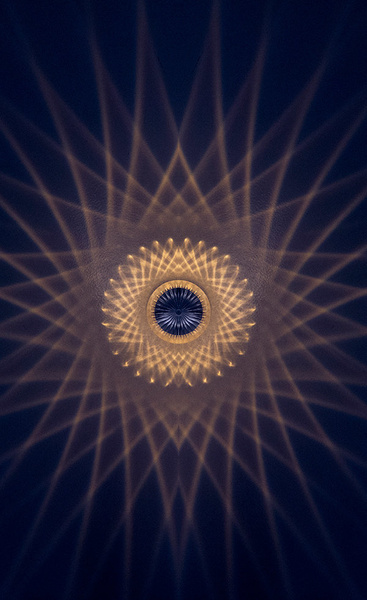 Lampa GATSBY 24,5 cm okrągła bursztynowa