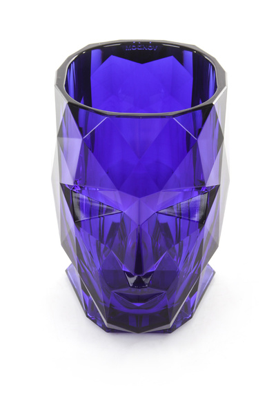 ADAN NANO GLOSSY 13x17/18 doniczka głowa szafirowa