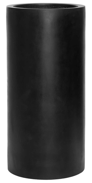 Klax M 30/60 czarna donica kamienna cylinder
