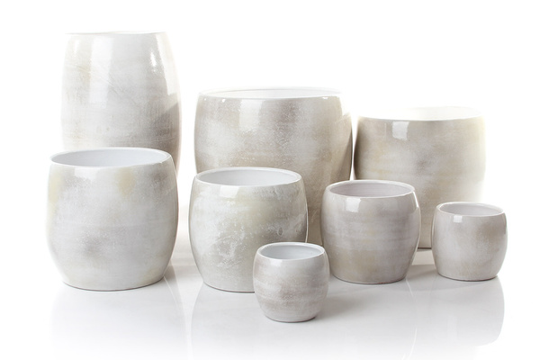 Lester 24/22 szara osłonka ceramiczna z połyskiem