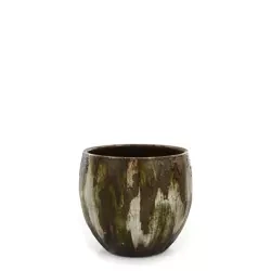 Roel 19/16 zielonkawosrebrna osłonka kulista ceramiczna