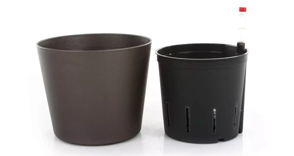 Zestaw do hydroponiki 13/12 w antracytowej osłonce Flori 16/14