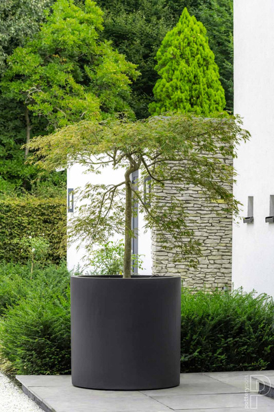 Max M 43/43 czarna donica cylindryczna