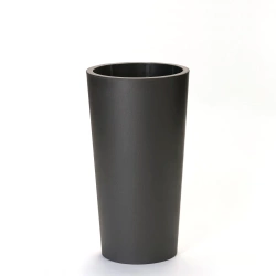 Tuit Raw 33/61 antracytowa donica wysoka z wkładem