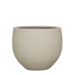 JUMBO ORB XS 69/57 duża kamienna donica beżowa