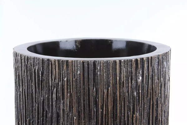 UNIVERSE WATERFALL CYLINDER 23/22 ekskluzywna donica cylindryczna brązowa