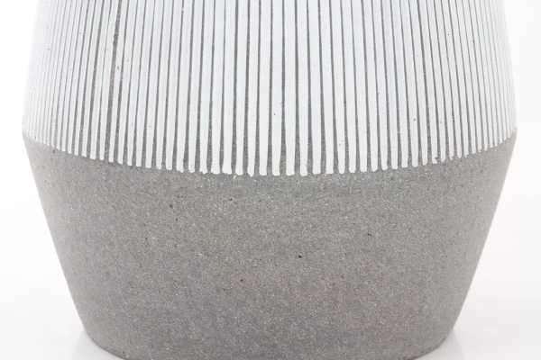 Harley L 53/40 kamienna donica szara w białe paski