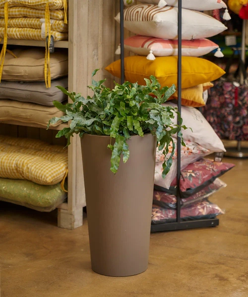 Tuit Raw 40/75 donica wysoka z wkładem taupe