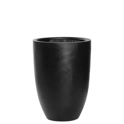 Ben L 40/55 czarna donica kamienna