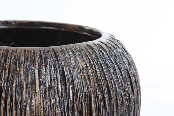 UNIVERSE WATERFALL GLOBE 28/20 doniczka kula brązowa ręcznie zdobiona