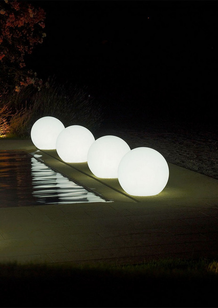 Kula podświetlana SFERA 55 cm na zewnątrz