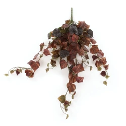 Sztuczna Topola pnącze 65 cm jesienna burgund