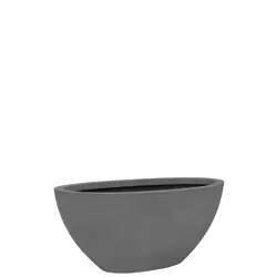 Dorant XS 32x13,5/12,5 cm szara doniczka owalna łódka