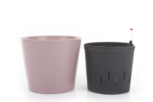 Zestaw do hydroponiki Leni 22/19 Vasa osłonka ceramiczna wrzosowa