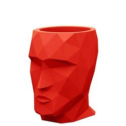 ADAN VONDOM 49x68/70 donica czerwona designerska głowa