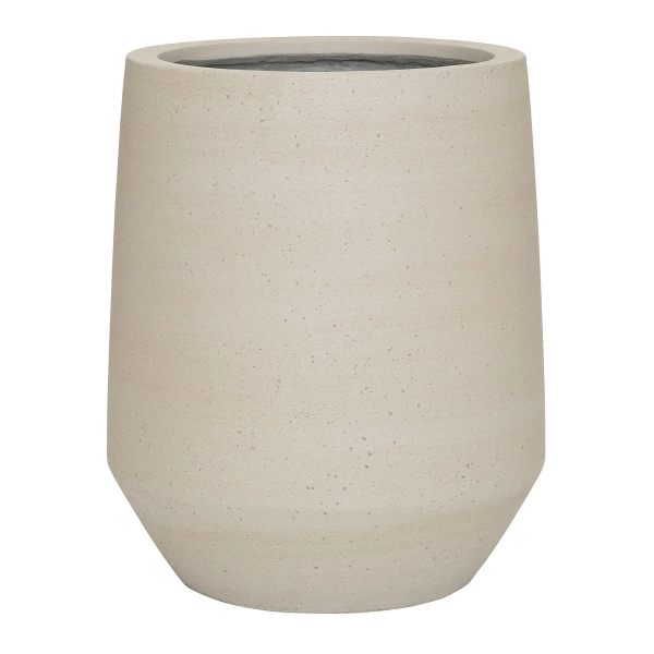 Harith High S 40/48 beżowa donica z kamienia beige washed