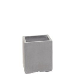 DIVISION PLUS 30x30/34 doniczka betonowa kwadratowa szara naturalny beton