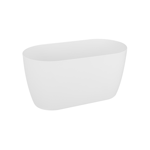 BRUSSELS ORCHID DUO 25 doniczka na storczyki biała